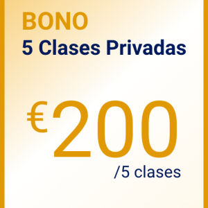 Bono 5 Clases Privadas